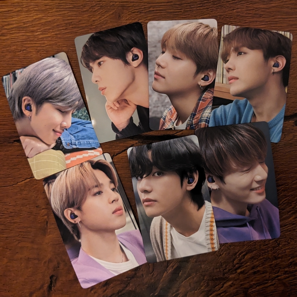 BTS x Samsung Galaxy buds Photocard Set
